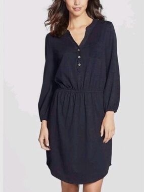 Lilly Pulitzer Beckett Black Shirt-dress - Black - L